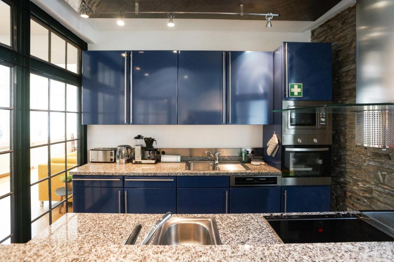 Loft13 Traumhafte Wohnung Mit Terrasse Fuer 8 Gaeste Monschau Esterno foto