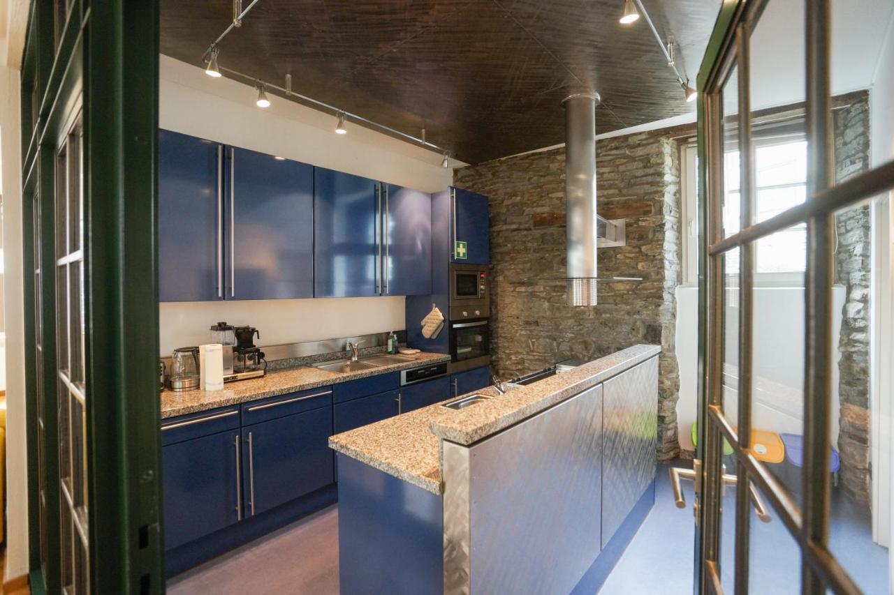 Loft13 Traumhafte Wohnung Mit Terrasse Fuer 8 Gaeste Monschau Esterno foto